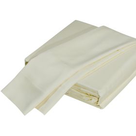 Luxuriously Soft 100% Viscose Derived from Bamboo 4-Piece Sheet Set , Oeko-TEX Certified, Queen - CrÃ¨me