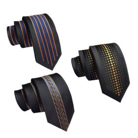 Men's Tie Classic Silk Gift Tie Jacquard Woven Necktie Formal Wedding (Color: color 1)