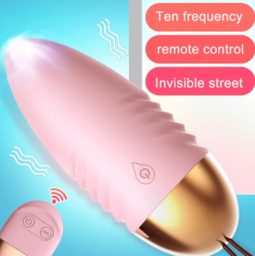 Mini Bullet Vibrator 10Speed Vibrating Eggs Female Vaginal Tight Exercise Smart Love Ball of Jump eggs Clitoris Stimulator (Color: Blue)