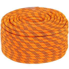 Dacron Rope Emergency Rappelling Double Braid Polyester Rope (Diameter: 7/16 inch, Length: 150 Ft)